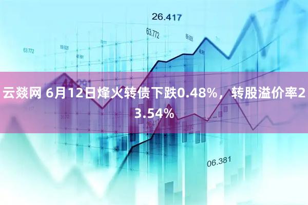 云燚网 6月12日烽火转债下跌0.48%，转股溢价率23.54%